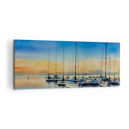 Obraz na plátně - Konec dobrého dne - 100x40 cm