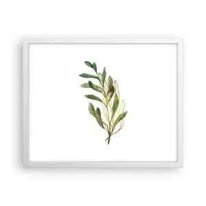 Plakát v bílém rámu - Vše, co je dobré - 50x40 cm