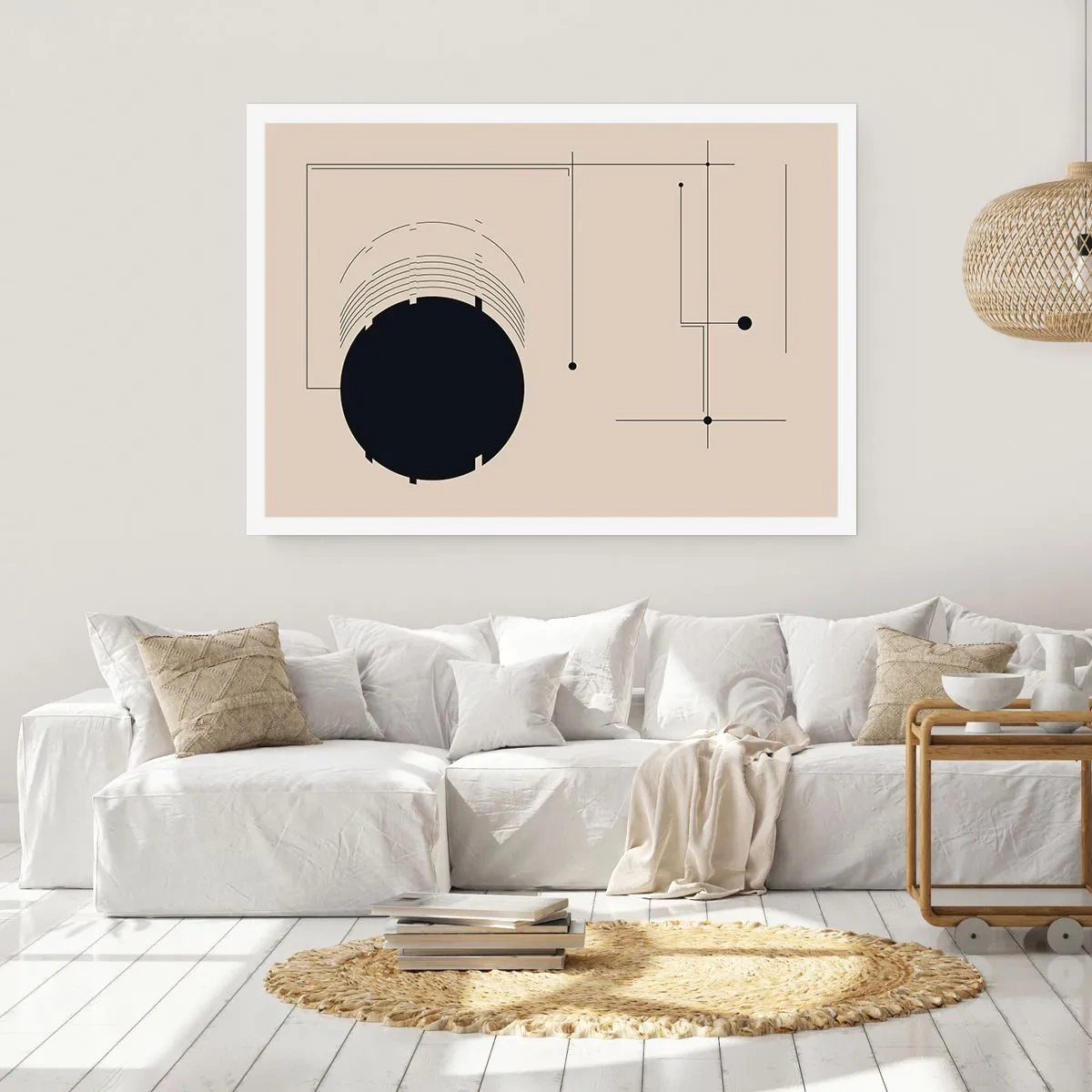 Plakát - Pružná a dynamická kompozice - 70x50 cm