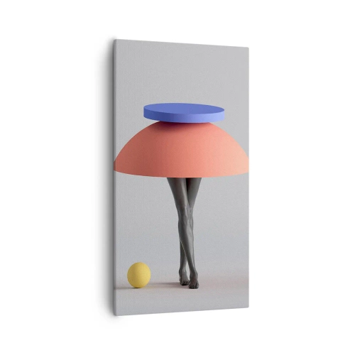 Obraz na plátně - Surrealistická kompozice - 55x100 cm