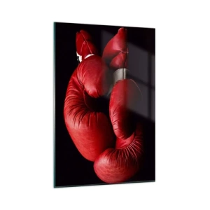 Obraz na skle - Emoce války za námi - 80x120 cm