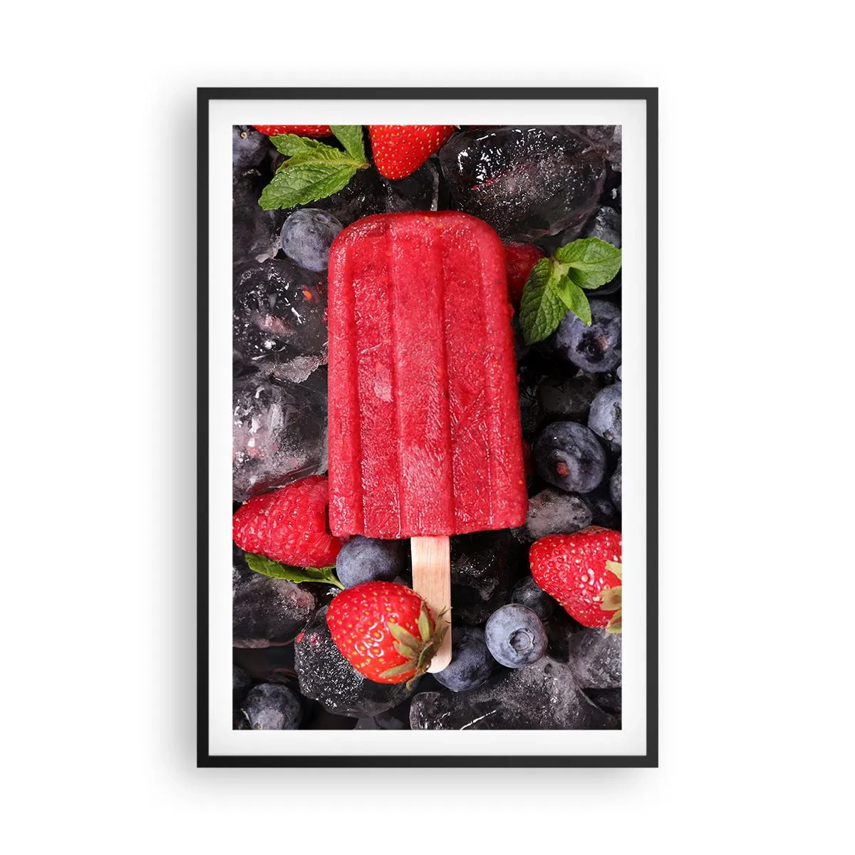 Plakát v černém rámu - Chuť horkého léta - 61x91 cm
