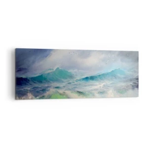 Obraz na plátně - „Vichřice zavyla triumfálně…“ - 140x50 cm