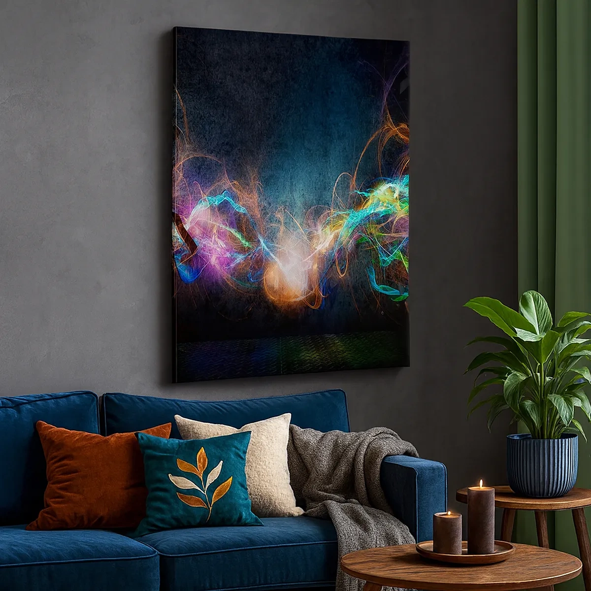 Obraz na plátně - Radostně proti tmě - 50x70 cm