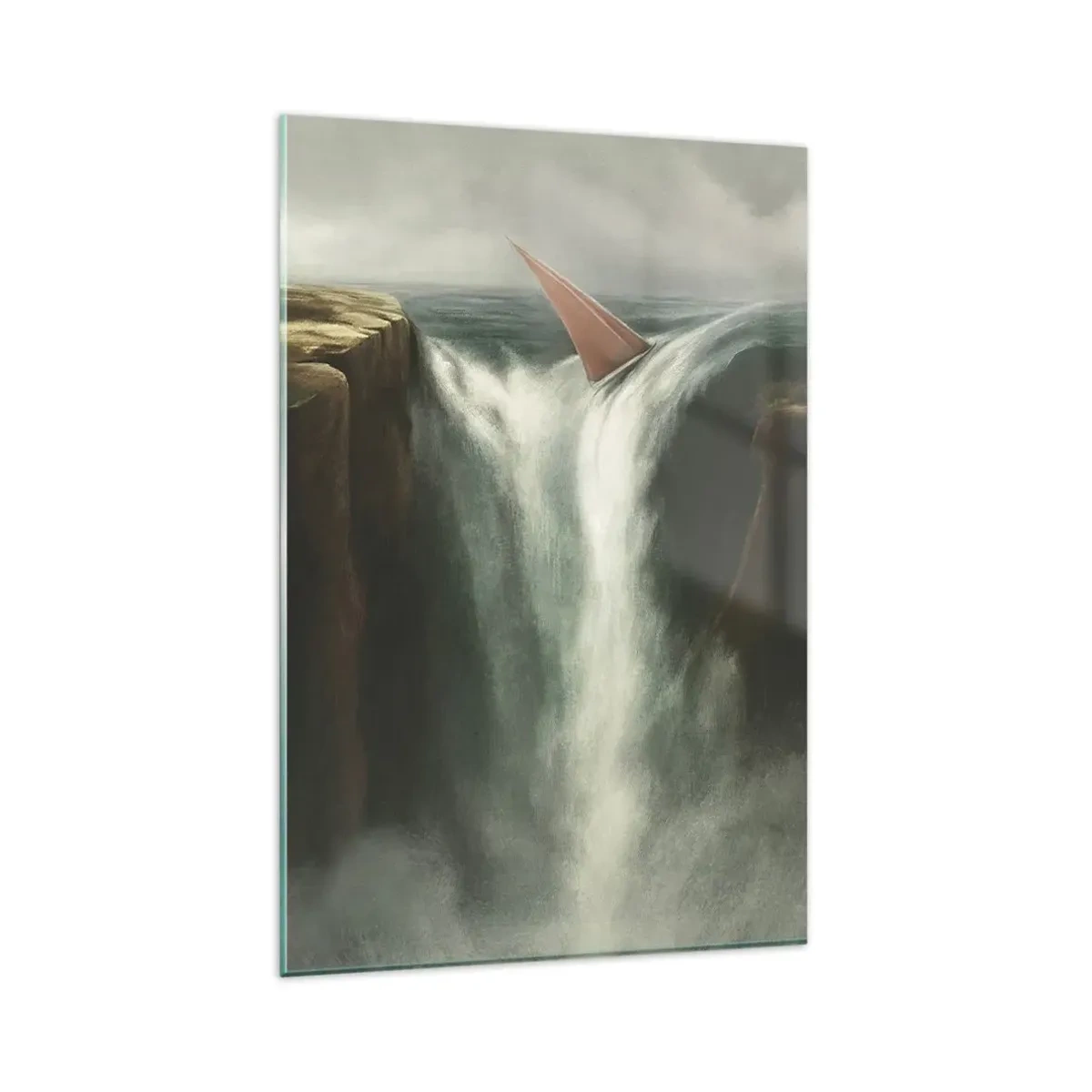 Obraz na skle - Životní varování - 80x120 cm