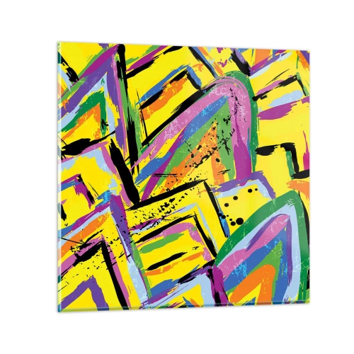 Obraz na skle - Až křičí radostí - 50x50 cm