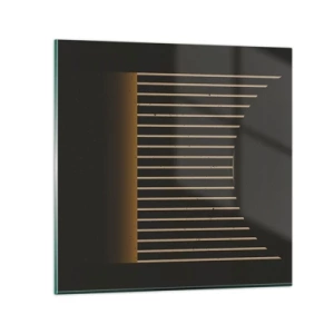 Obraz na skle - Prozkoumat temnotu - 70x70 cm