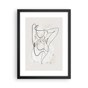 Plakát v černém rámu - Umění svádění - 30x40 cm