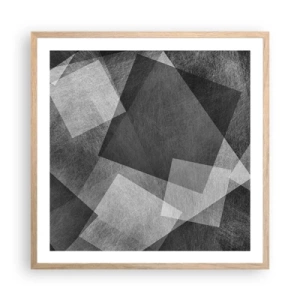 Plakát v rámu světlý dub - Odvěký symbol trvalosti a pořádku - 60x60 cm