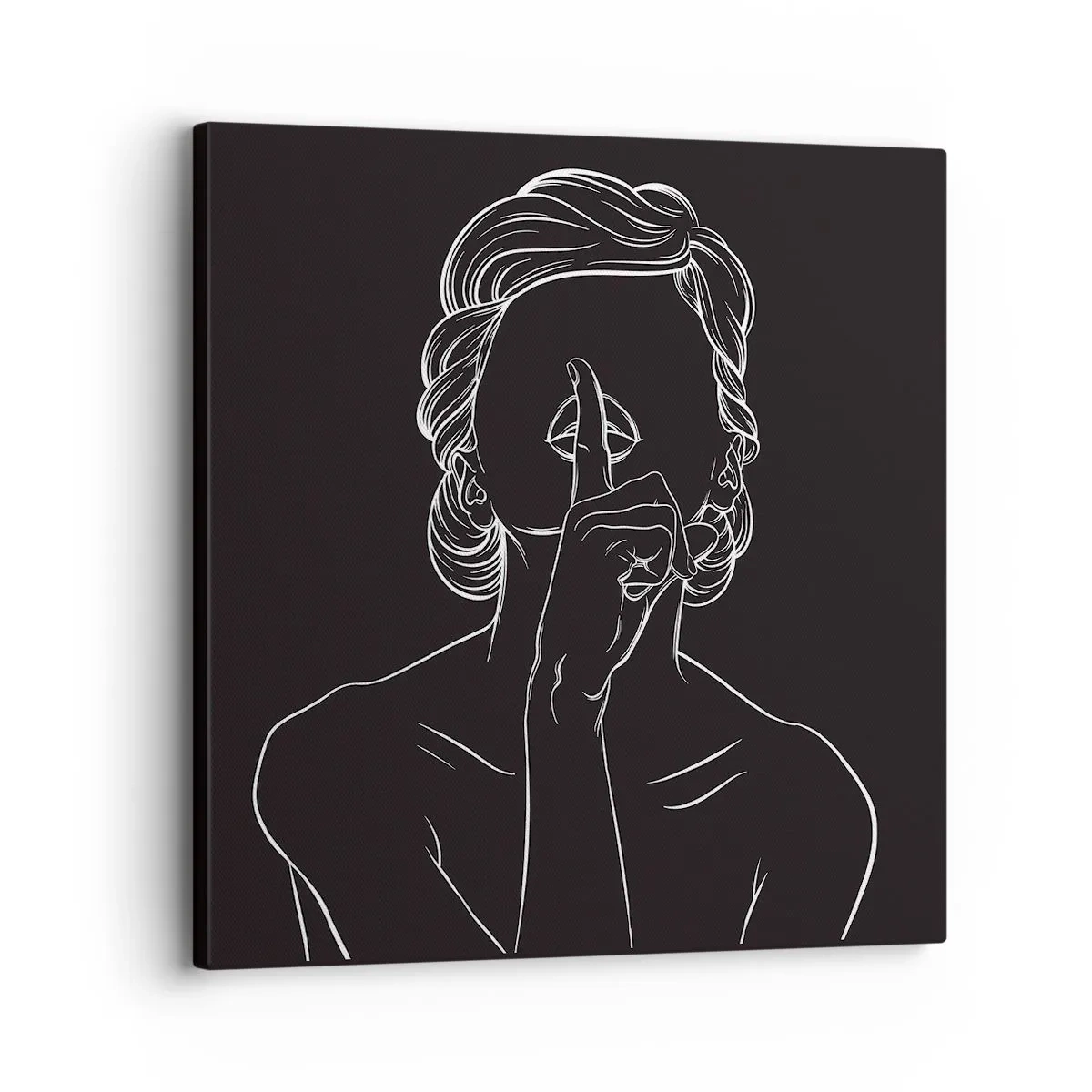 Obraz na plátně - Krása rozkvétá v tichu - 30x30 cm