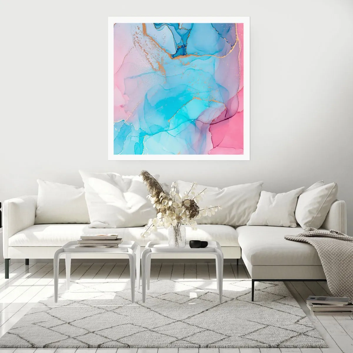 Plakát - Setkávání a prolínání - 60x60 cm