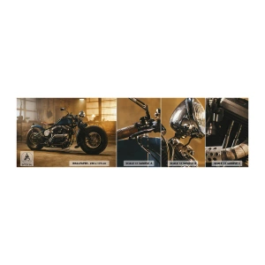 Vzor Fototapety Samolepicí Deluxe Sticker - Mohu všechno - Motorka, Vinobraní, Automobilový průmysl - 100x30 cm