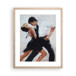 Plakát v rámu světlý dub - Tango mých tužeb a snů - 40x50 cm