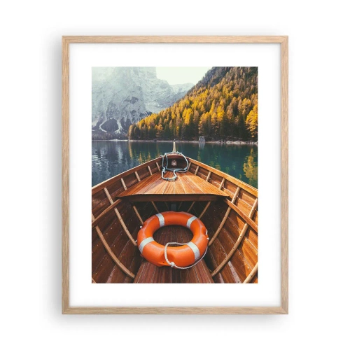 Plakát v rámu světlý dub - Horská túra - 40x50 cm