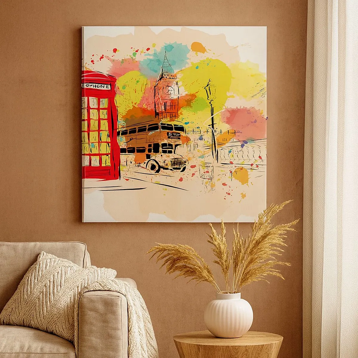 Obraz na plátně - Město různorodostí - 30x30 cm