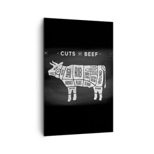 Obraz na plátně - Slabikář řezníka - 80x120 cm