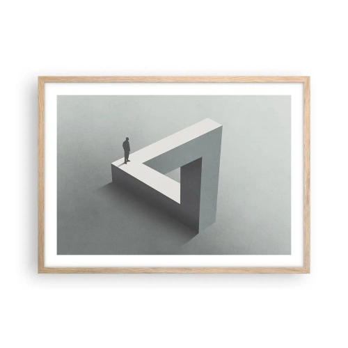 Plakát v rámu světlý dub - A přece je to možné - 70x50 cm