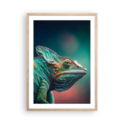 Plakát v rámu světlý dub - Vidíš mě? To není dobré… - 50x70 cm