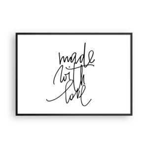 Plakát v černém rámu - Nejlepší značka - 100x70 cm