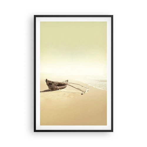 Plakát v černém rámu - Vzpomínka na jižní moře - 61x91 cm
