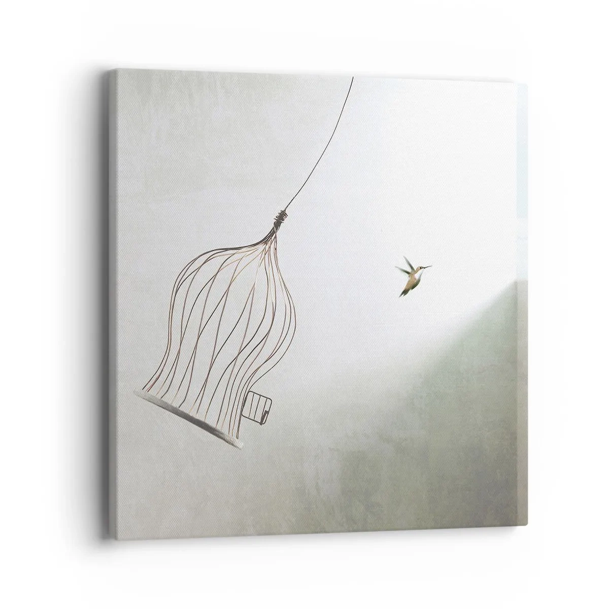 Obraz na plátně - Ve svém živlu - 40x40 cm