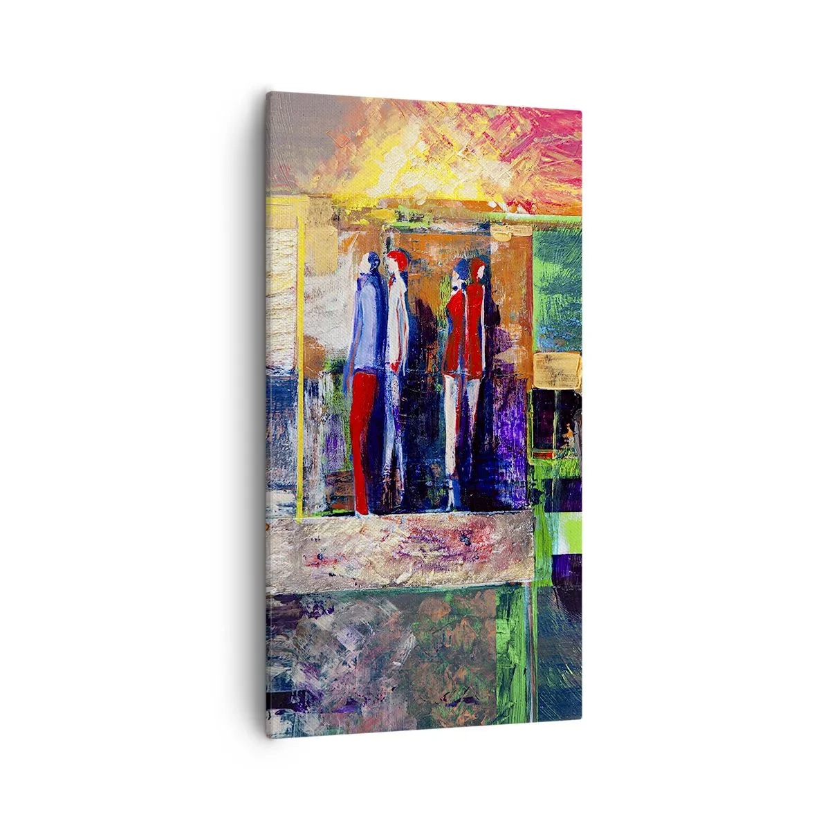 Obraz na plátně - Vztahy a emoce - 55x100 cm