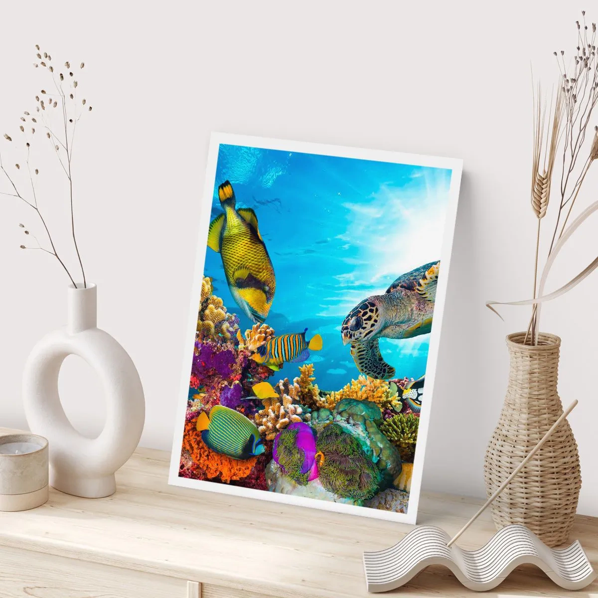 Plakát - Korálová promenáda - 50x70 cm