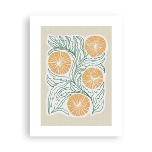 Plakát - Etnický s abstraktním nádechem - 30x40 cm