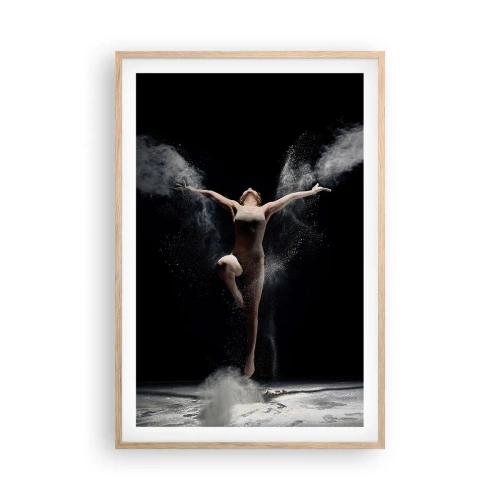 Plakát v rámu světlý dub - Elfové existují - 61x91 cm