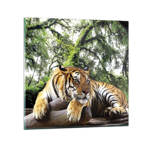 Obraz na skle - S úctou - 50x50 cm