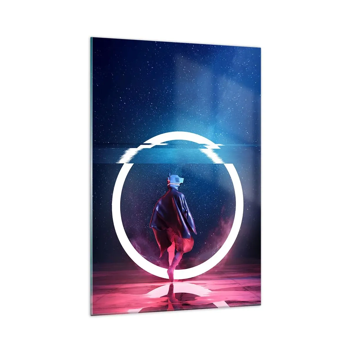 Obraz na skle - Mezi světy - 70x100 cm