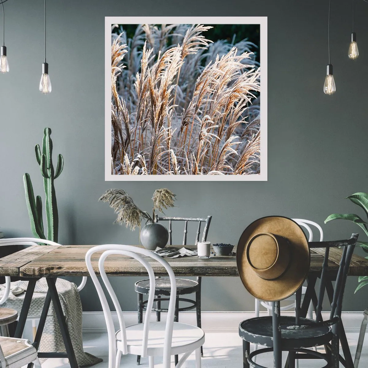 Plakát - Mrazem pokryté - 60x60 cm