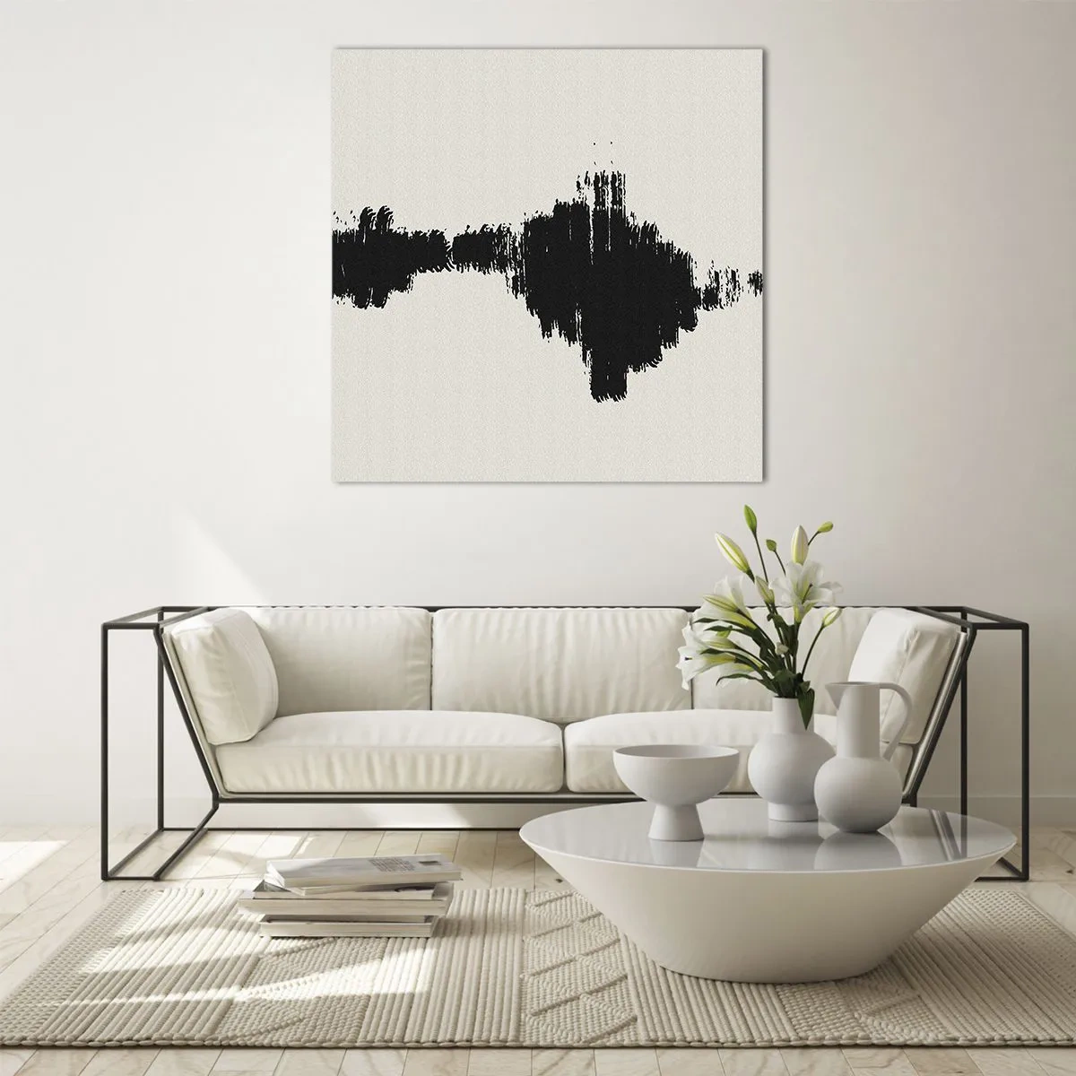 Obraz na skle - Vibrace představivosti - 60x60 cm