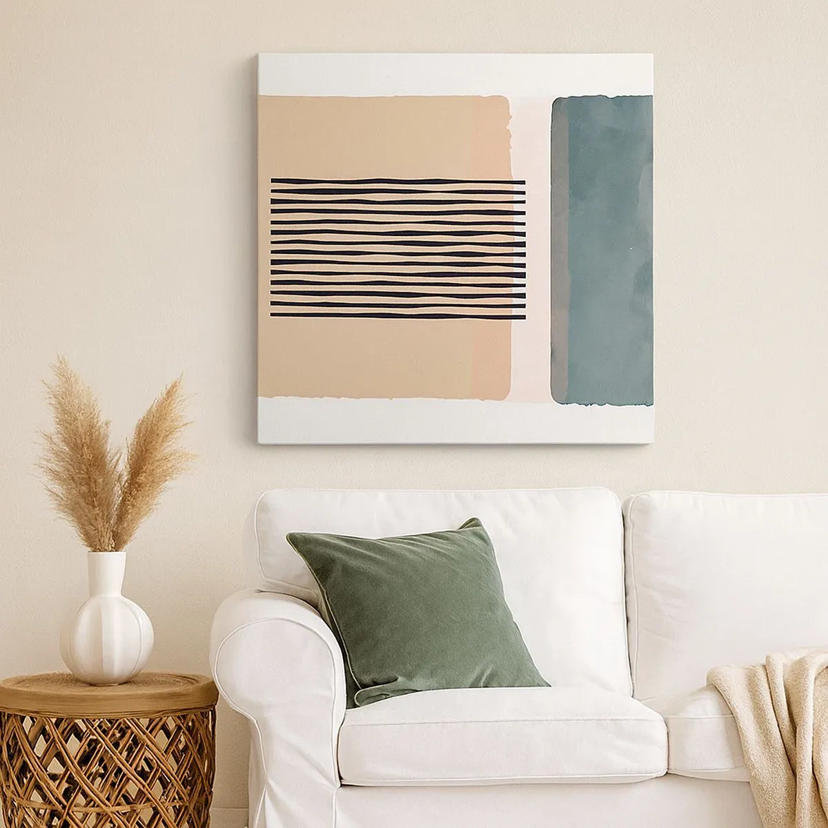 Obraz na plátně - Všechno v pořádku - 30x30 cm