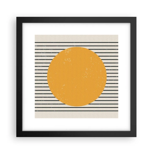 Plakát v černém rámu - Síla jednoduchosti - 30x30 cm