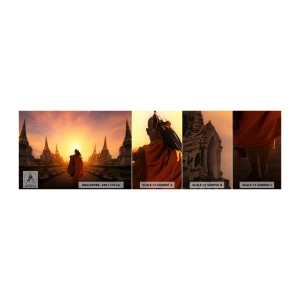Vzor Fototapety Samolepicí Deluxe Sticker - V klidu věčností - Thajsko, Buddhismus, Chrám - 100x30 cm