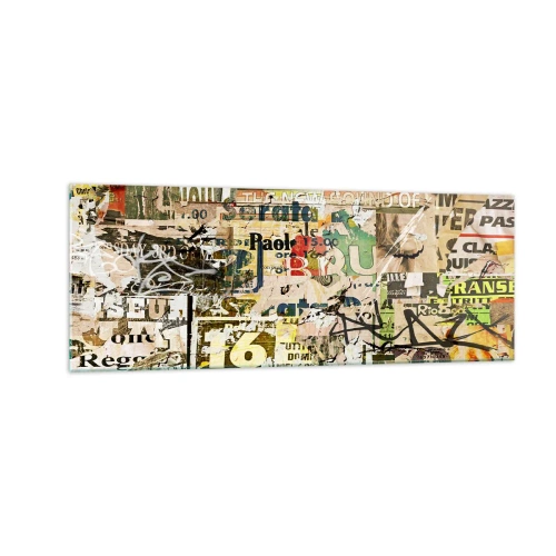 Obraz na skle - Och, děje se to… - 140x50 cm