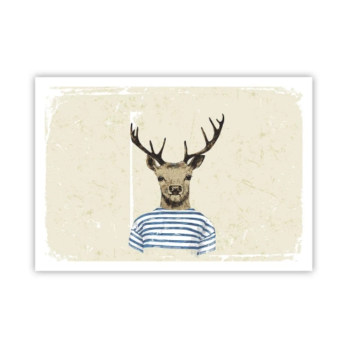 Plakát - Protože mám rád pruhované košile! - 100x70 cm