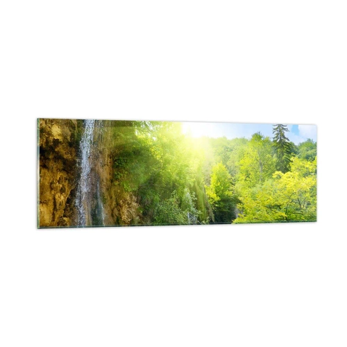 Obraz na skle - To musí být Eden - 90x30 cm