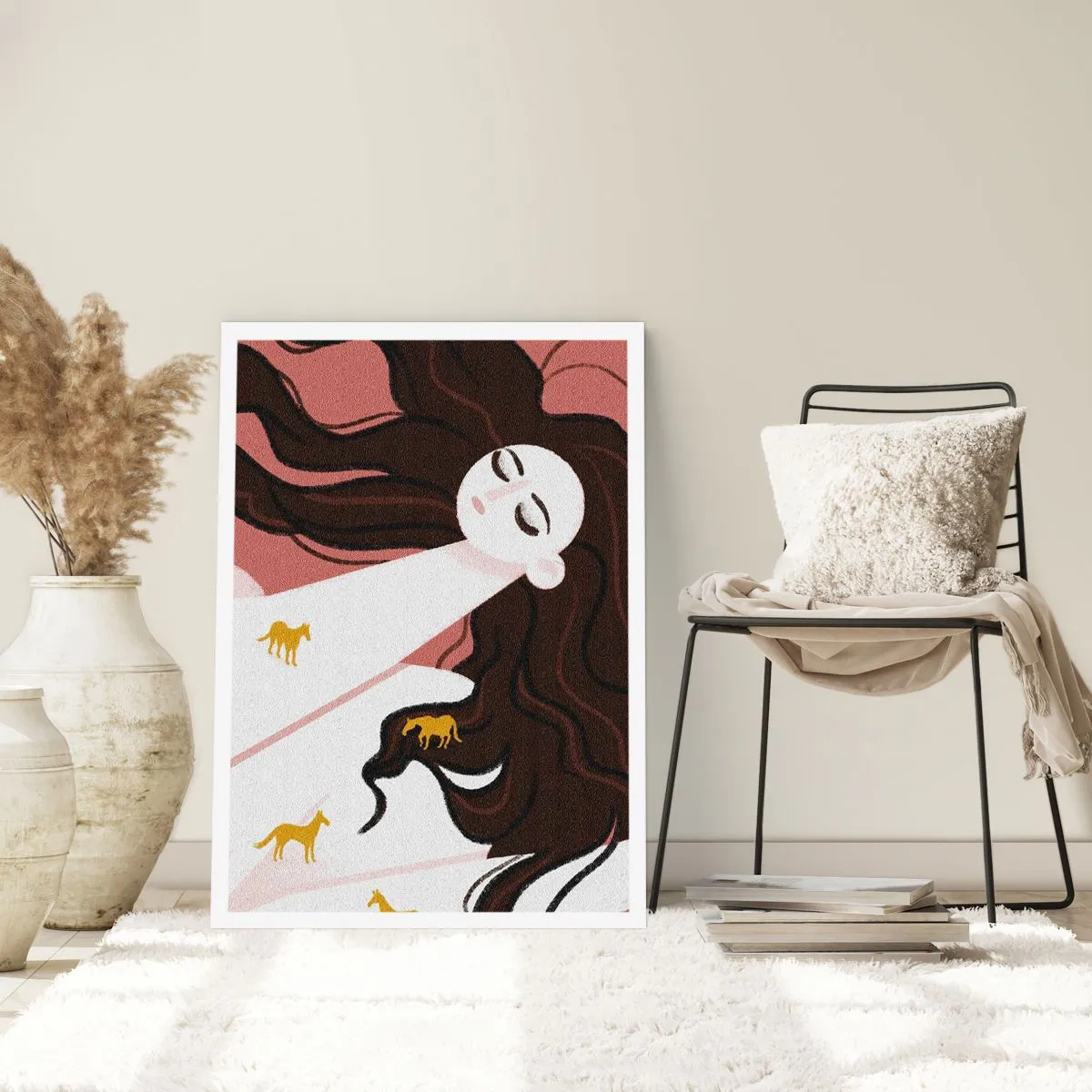 Plakát - Sen o zlatém koni - 70x100 cm