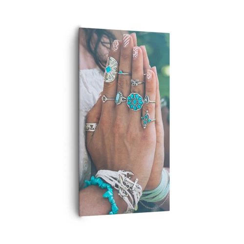 Obraz na plátně - Vítejte v centru bytí - 65x120 cm