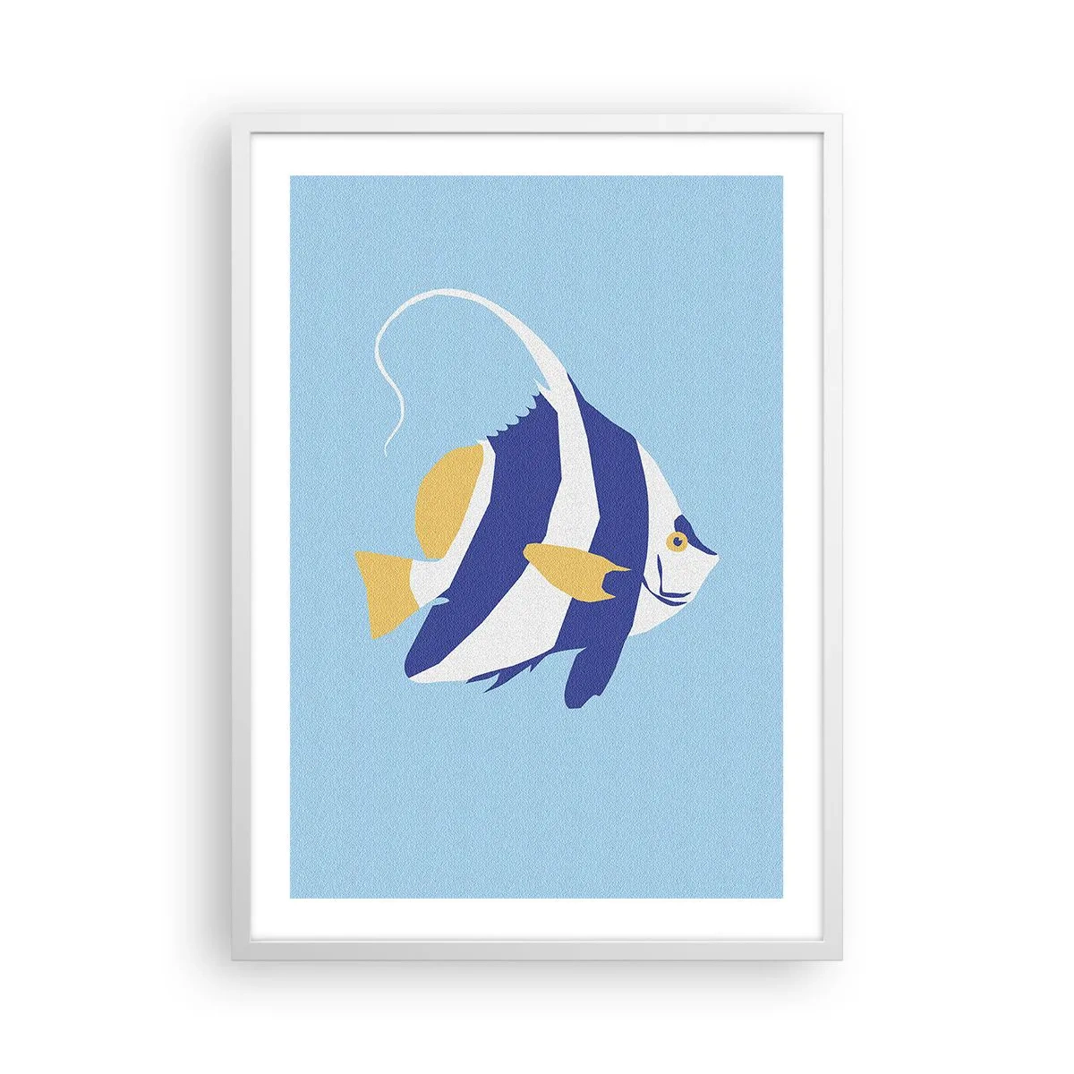 Plakát v bílém rámu - Miss tropických vod - 50x70 cm