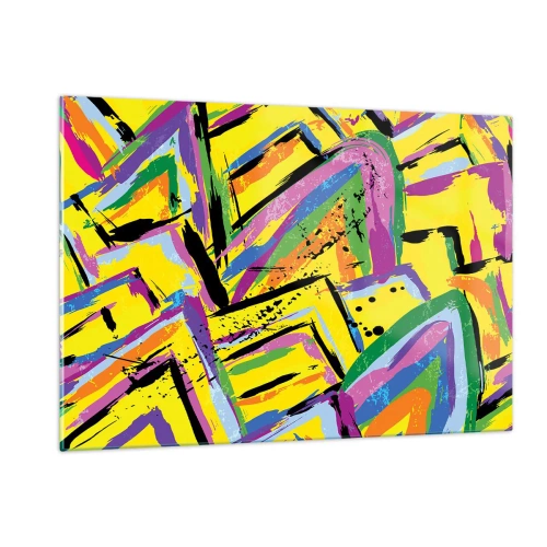 Obraz na skle - Až křičí radostí - 120x80 cm