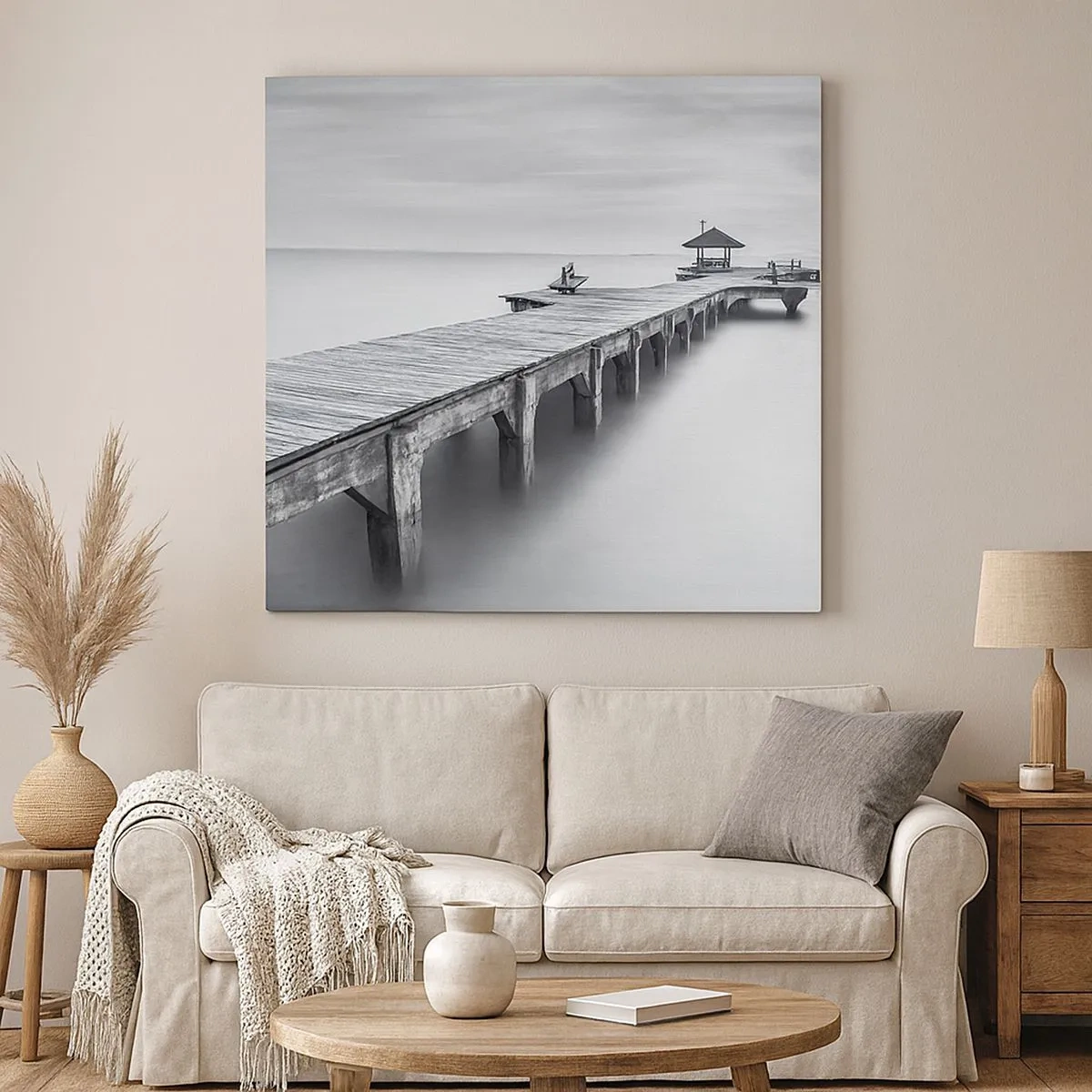 Obraz na plátně - Daleko od nás - 30x30 cm