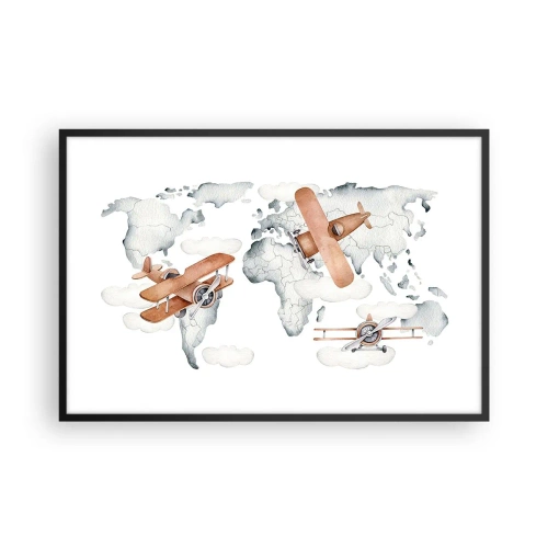 Plakát v černém rámu - V průkopnickém duchu - 91x61 cm