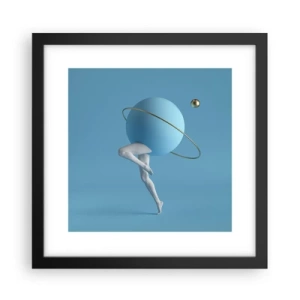 Plakát v černém rámu - Šílenství planet - 30x30 cm