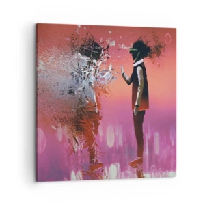 Obraz na plátně - Lze nahlédnut do sebe? - 50x50 cm