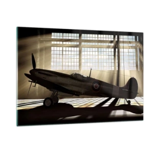 Obraz na skle - Odpočinek bojovníka - 120x80 cm