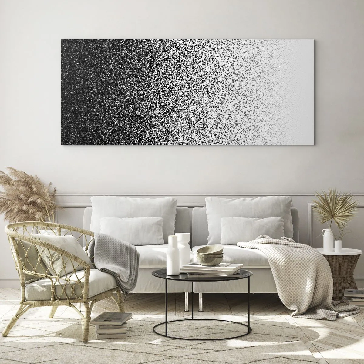 Obraz na skle - Směrem ke světlu - 100x40 cm