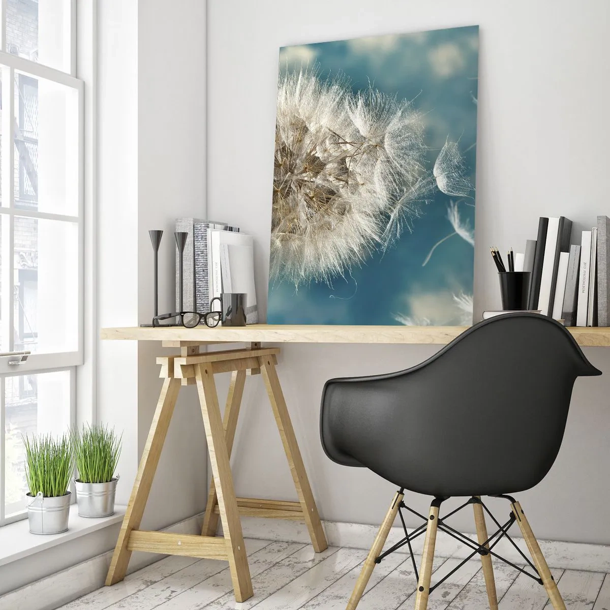 Obraz na skle - Dech anděla - 50x70 cm